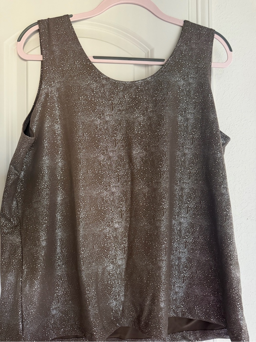 Chicos Women's Walnut Microfiber Tank Size 3